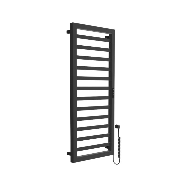 Excellent Brego Smart grzejnik łazienkowy elektryczny 115x50 cm, czarny mat GREX.BRS115.BL