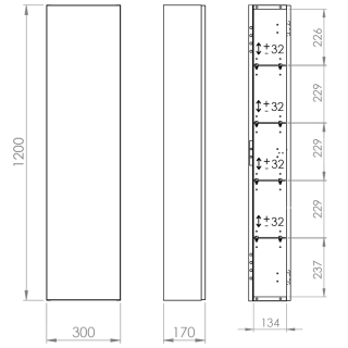 Elita WISZĄCA FOR ALL 30 1D (17) WHITE HG RE140300178060