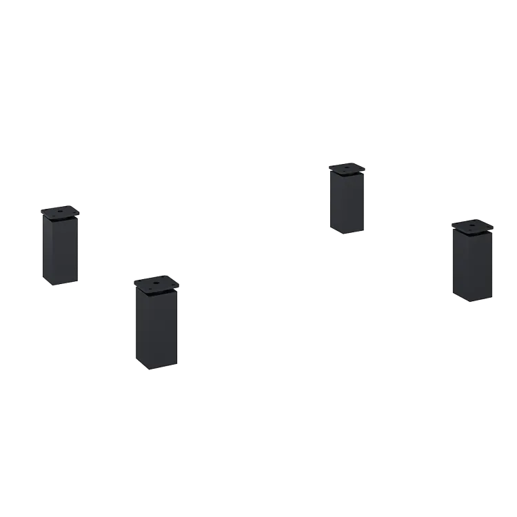Elita KOMPLET NÓG 40 X 40 X 100 BLACK 4 SZT. RE169239000560