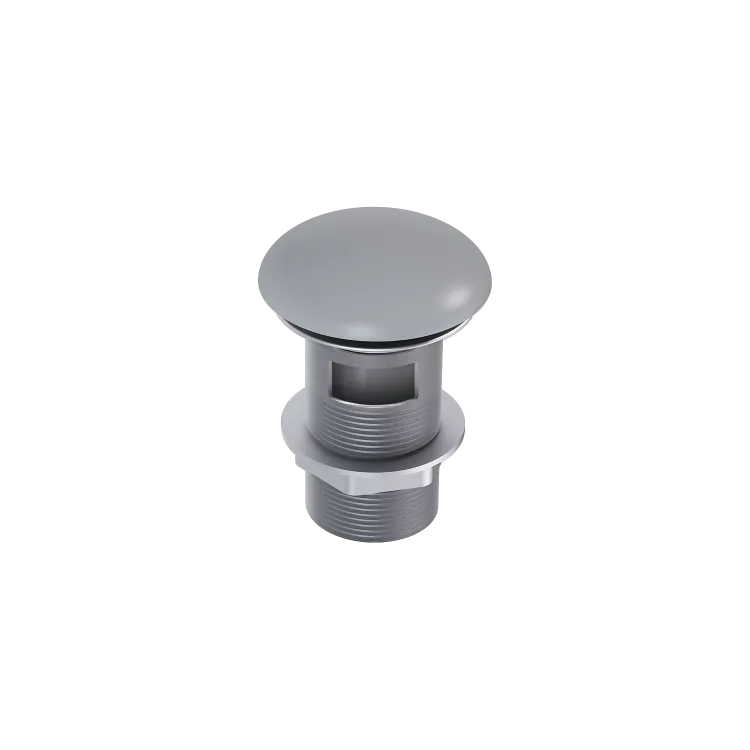 Elita KOREK UMYWALKOWY KLIK-KLAK Z PRZELEWEM LIGHT GREY MATT RE090000035870