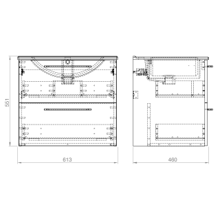 Elita KOMPLET ROMA PLUS 60 2S ANTHRACITE HG A857949153