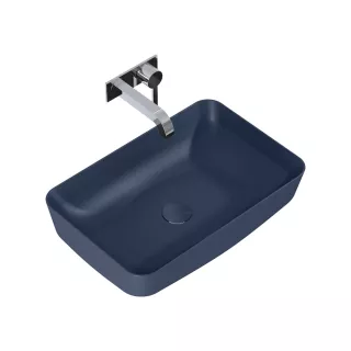 Elita Nomia Umywalka nablatowa 50x39x13cm Navy Blue 146053