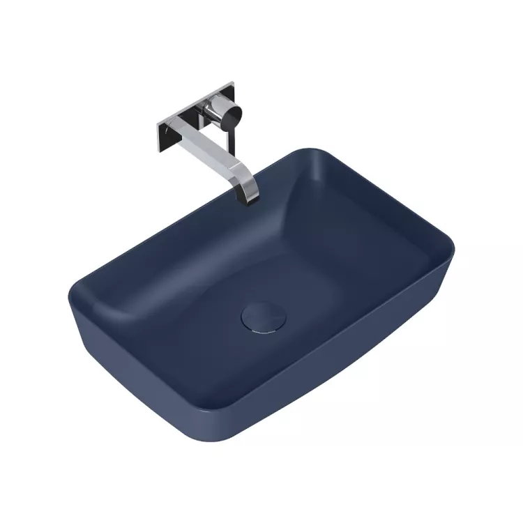 Elita Nomia Umywalka nablatowa 50x39x13cm Navy Blue 146053