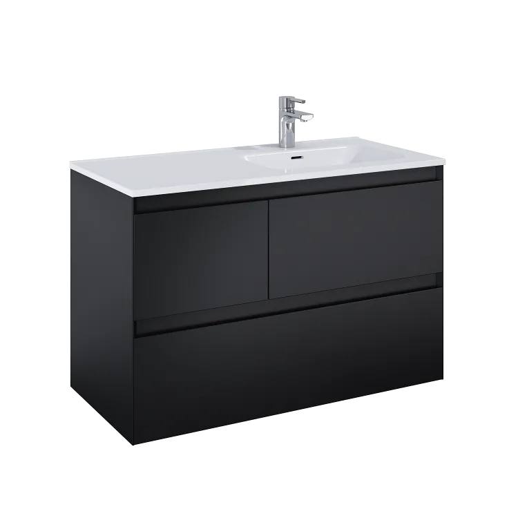Elita SZAFKA SPLIT 100 3S P BLACK MATT RE011005157160