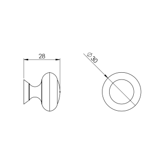 Elita UCHWYT GAŁKA BLACK 1 SZT RE120000110560