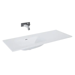 Elita UMYWALKA SKAPPA 120 BEZ OTWORU LEWA (80+40), CERAMICZNA WHITE HG RE041201168060