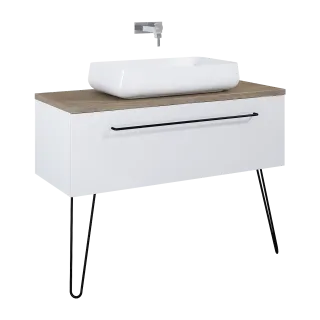 Elita SZAFKA FUTURIS 120 1S WHITE HG 166934