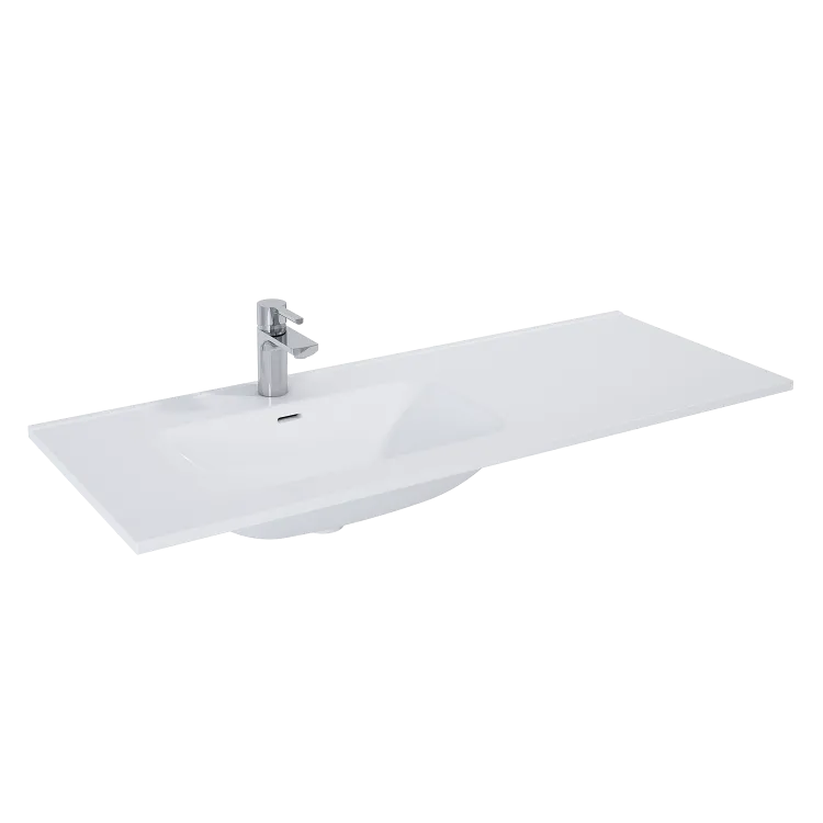Elita UMYWALKA SKAPPA 120 LEWA (80+40), CERAM WHITE HG RE041204168060