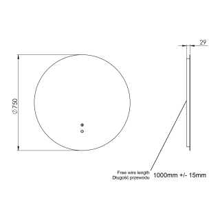 Elita LUSTRO LED ROUND 75 RE067639000010