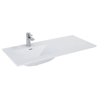 Elita UMYWALKA SKAPPA 100 LEWA (60+40), CERAM WHITE HG...