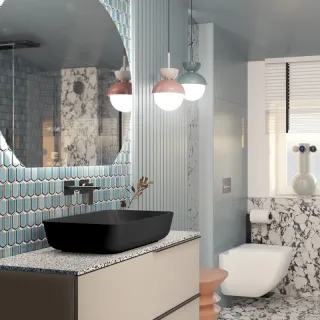 Elita UMYWALKA NABLATOWA NOMIA BLACK MAT RE040500057160