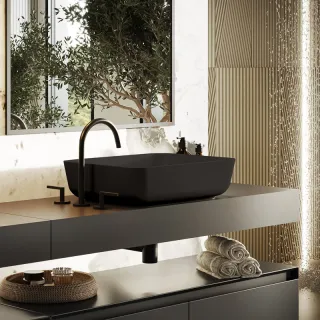 Elita UMYWALKA NABLATOWA NOMIA BLACK MAT RE040500057160