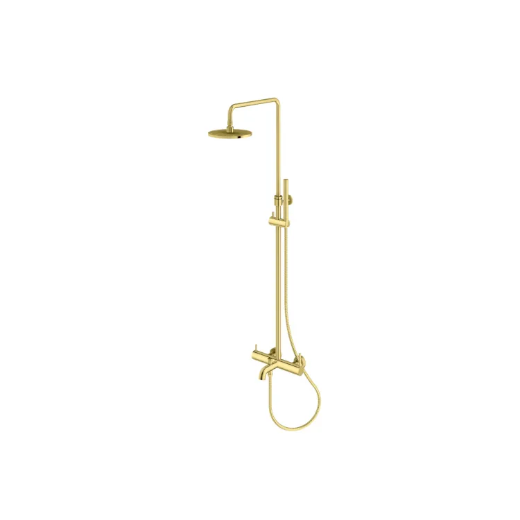 Kohlman Zestaw wannowo-prysznicowy natynkowy Axel GOLD QW277AGD