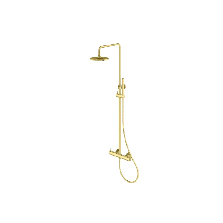 Kohlman Zestaw prysznicowy natynkowy Axel GOLD QW276AGD Kohlman Zestaw prysznicowy natynkowy Axel GOLD QW276AGD