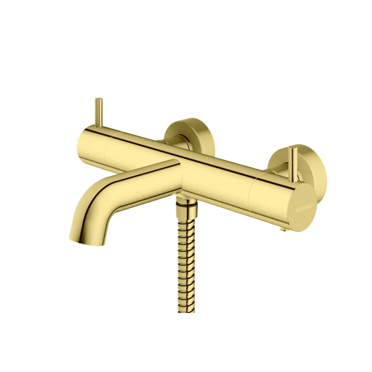 Kohlman Bateria wannowo-prysznicowa termostatyczna Axel GOLD QW710AGD Kohlman Bateria wannowo-prysznicowa termostatyczna Axel GOLD QW710AGD
