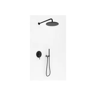 Kohlman Zestaw prysznicowy z deszczownicą 30cm Axel BLACK...