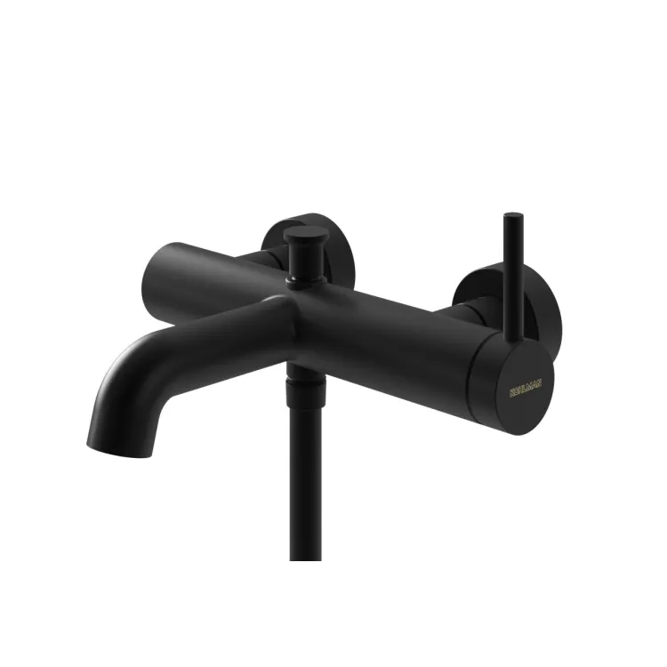 Kohlman Bateria wannowo-prysznicowa Axel BLACK QW110AB Kohlman Bateria wannowo-prysznicowa Axel BLACK QW110AB