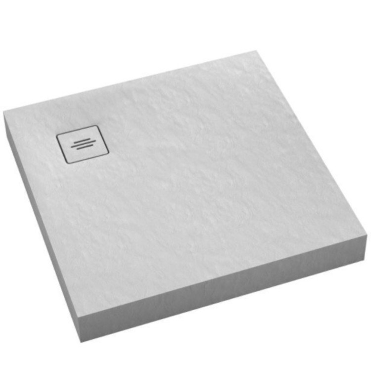 Schedpol Schedline Nonlimits brodzik 80x80cm White Stone 3ST.N1K-8080/B/ST-M1/B/ST