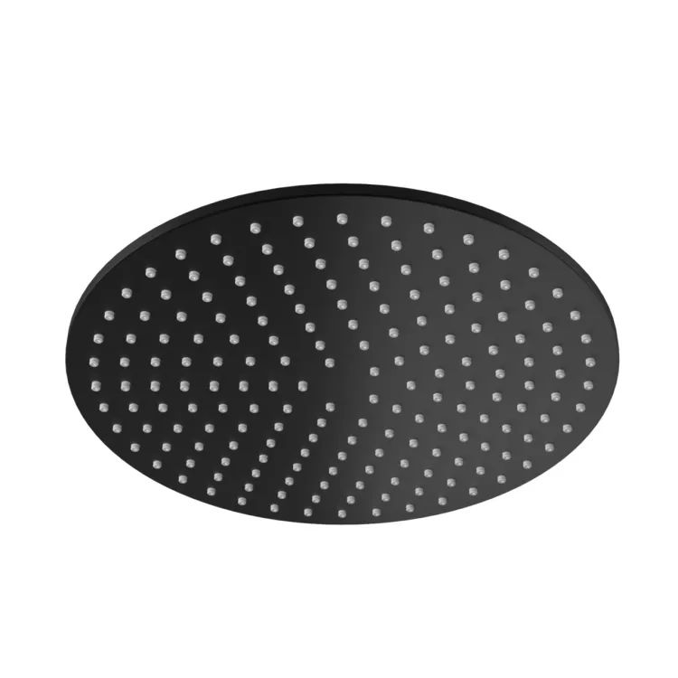 Kohlman Deszczownica okrągła 25cm Axel BLACK R25EB