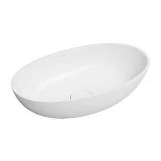 Omnires SHELL M+ umywalka nablatowa, 60 x 35 cm, biały...