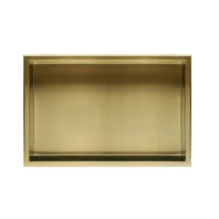 Rea PÓŁKA WNĘKOWA 09 30x60x10 ZLOTY SZCZOTKOWANY REA-05608
