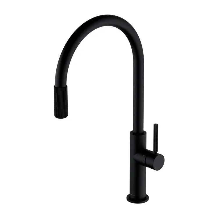 Omnires SWITCH bateria kuchenna z zestawem filtrującym, czarny mat SW9057-FD1BL