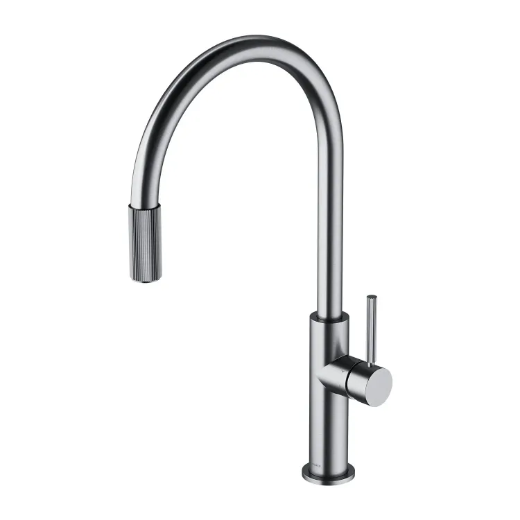Omnires SWITCH bateria kuchenna z zestawem filtrującym, nikiel szczotkowany SW9057-FD1NI