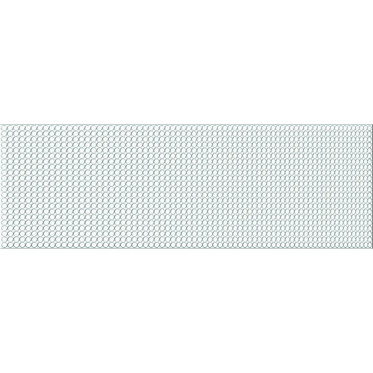 Ceramika Końskie CIRCLE WHITE GLASS Inserto szklane 20X60 G.I CK_70697