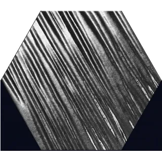Ceramika Końskie HEXAGON GRAPHITE RELIEF A7 Inserto...