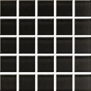 Końskie BLACK GLASS MOSAIC 4,8X4,8/ 25X25 G.I CK_73134