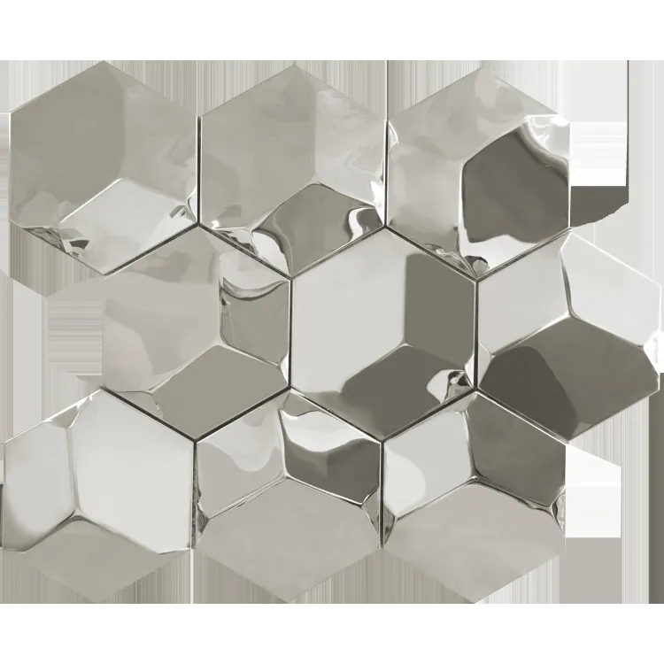 Ceramika Kolor 3D INOX MOSAIC 25x31 CC_82897 Ceramika Kolor 3D INOX MOSAIC 25x31 CC_82897