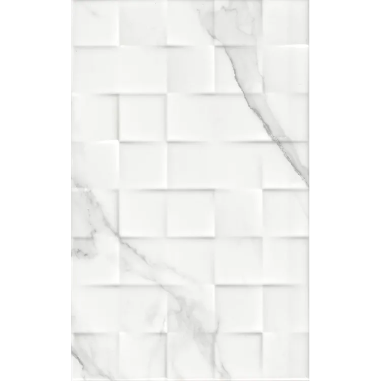 Ceramika Kolor MARIZA WHITE 3D 25x40 gat. I Płytka ścienna CC_83081