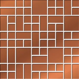Ceramika Kolor COPPER GLASS mosaic 25x25 CC_83142