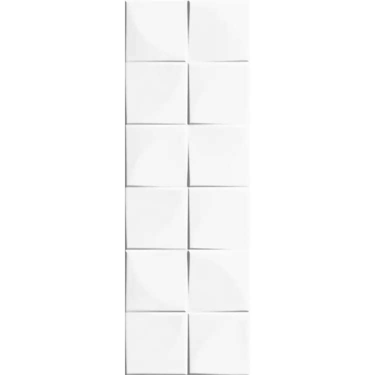 Ceramika Kolor CCR15-1 QUADRA MAT 25X75 QUADRA WHITE MAT RETT. 25X75 GAT.I CC_83485