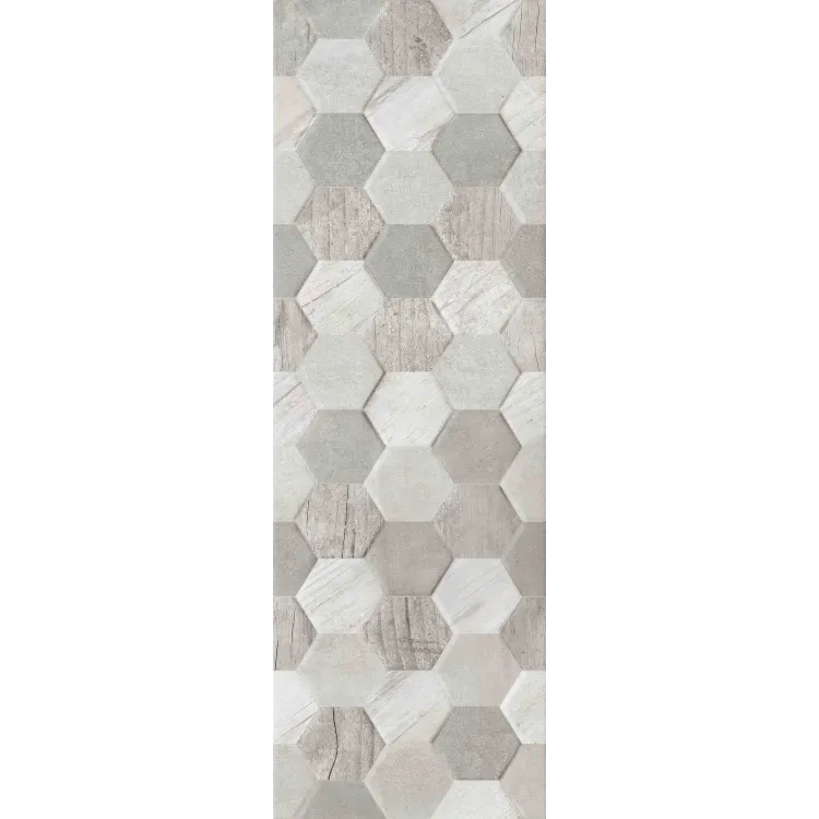 Ceramika Kolor SOLARIS HEXAGON MIX RETT. 25X75 GAT.I CC_83542