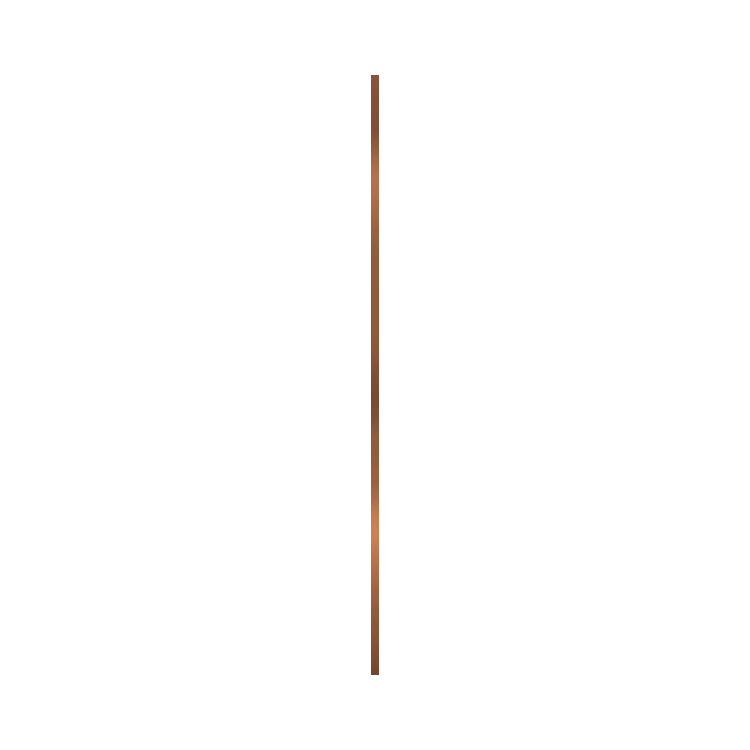 Ceramika Kolor SUPER COPPER 1x75 Listwa metal. (CR) CC_83902