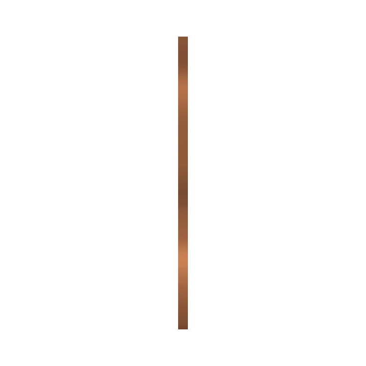 Ceramika Kolor SUPER COPPER 2,5x75 Listwa metal. (CR) CC_83906