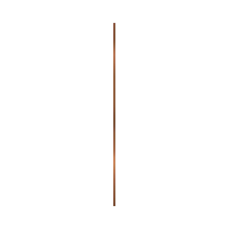 Ceramika Kolor SUPER COPPER 1x90 Listwa metalowa C (CR) CC_84471