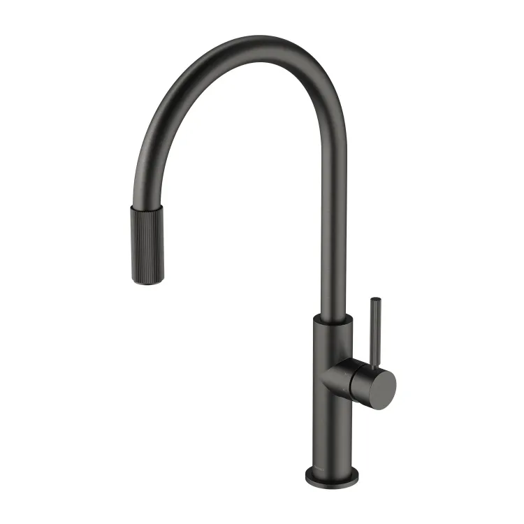 Omnires SWITCH bateria kuchenna do podłączenia zestawu filtrującego, grafit szczotkowany SW9057GR