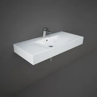 RAK Ceramics DES Umywalka podwiesz.nablat.101x46cm z otworem DESWB10101AWHA