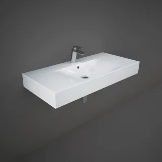 RAK Ceramics DES Umywalka podwiesz.nablat.101x46cm z otworem DESWB10101AWHA