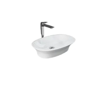 RAK Ceramics SENSATION Umywalka nablatowa 60x38 cm biały połysk SENCT6000AWHA