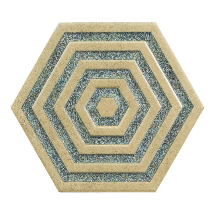 Pamesa Płytka ścienna Victoria Green Gold Hex 19.8x22.8 cm (0.84)