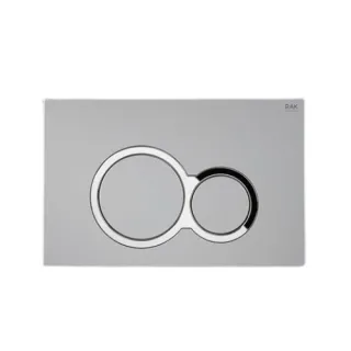RAK Ceramics ECOFIX - PRZYCISK MAT CHROM MAT OKRĄG. FSRAKPPL001