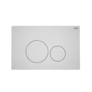 RAK Ceramics ECOFIX PRZYCISK BIAŁY Połysk OKRĄG. FSRAKPPL003
