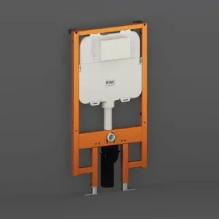 RAK Ceramics ECOFIX Stelaż podtynkowy 8cm do miski WC podwieszanej FS04RAK8C