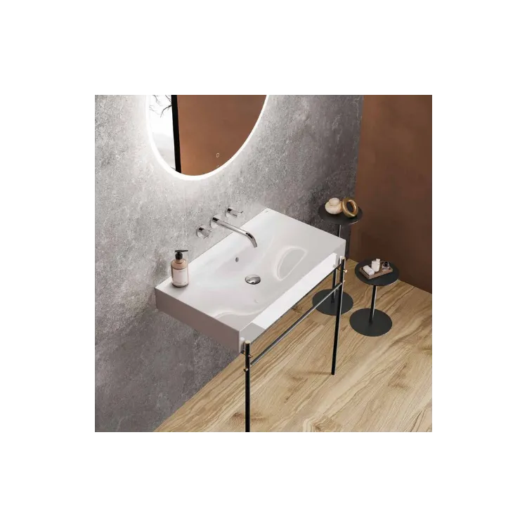 RAK Ceramics DES UMYWALKA PODWIESZ.NABLAT.81X46CM BEZ OTWORU DESWB08100AWHA