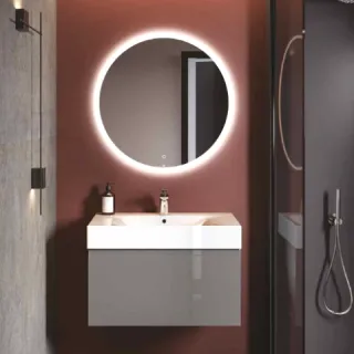 RAK Ceramics JOY Lustro wiszące 60 cm z oświetleniem...