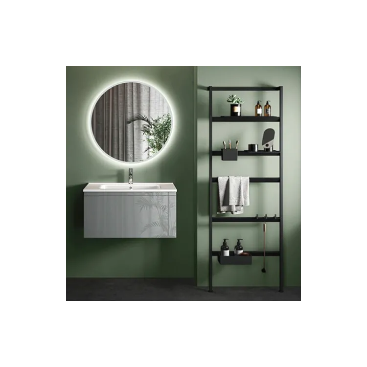 RAK Ceramics JOY Lustro wiszące 80 cm z oświetleniem LED-okrąg JOYMR08000LED