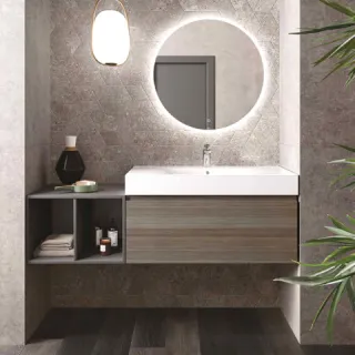 RAK Ceramics UNO JOY szafka podumywalkowa podwieszana 100 MokaW UNOWH100MOK